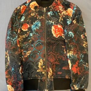 FLOWER BOMBER JACKET From Zara